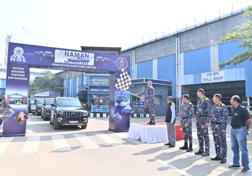 HSL flags off final leg of ‘Naman’ rally celebrating India’s shipbuilding journey